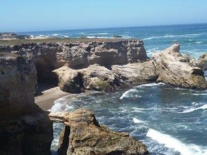 Cove on bluff walk Montana de Oro