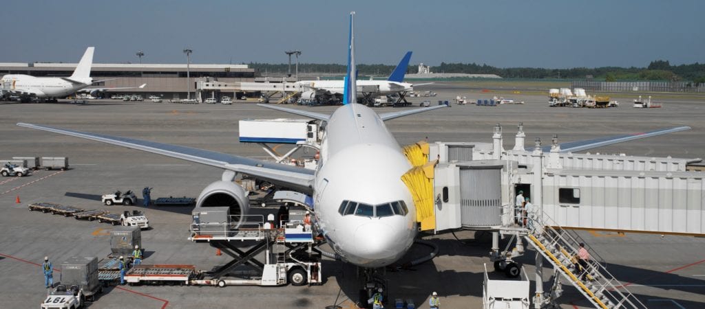 Aircraft at Narita International Airport - Tokyo - Japan